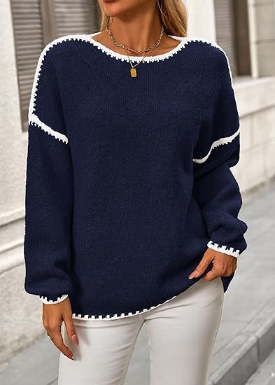 Autumn And Winter Pullover Long Sleeve Casual Sweater