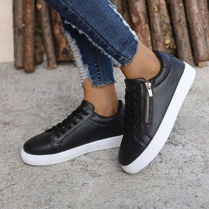 European And American Large Size Flat Bottom Sneaker Fashion All-matching