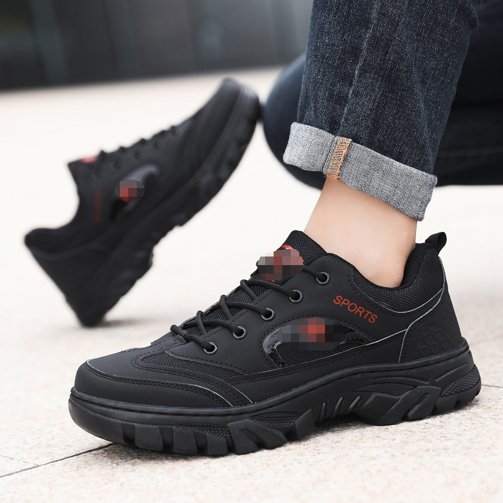 Plus Size Men's Comfortable Breathable Casual Shoes Lace-up