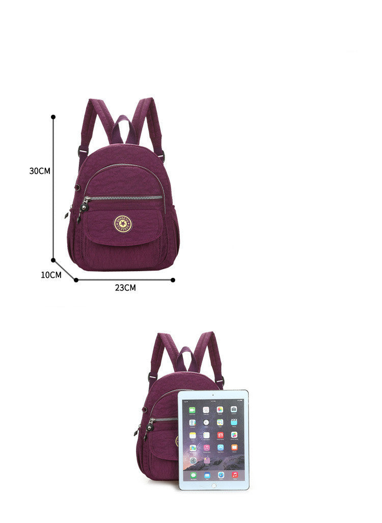 Wholesale Backpack Female New Fashion All-match Nylon Backpack Casual School Bag For Elementary And Middle School Students