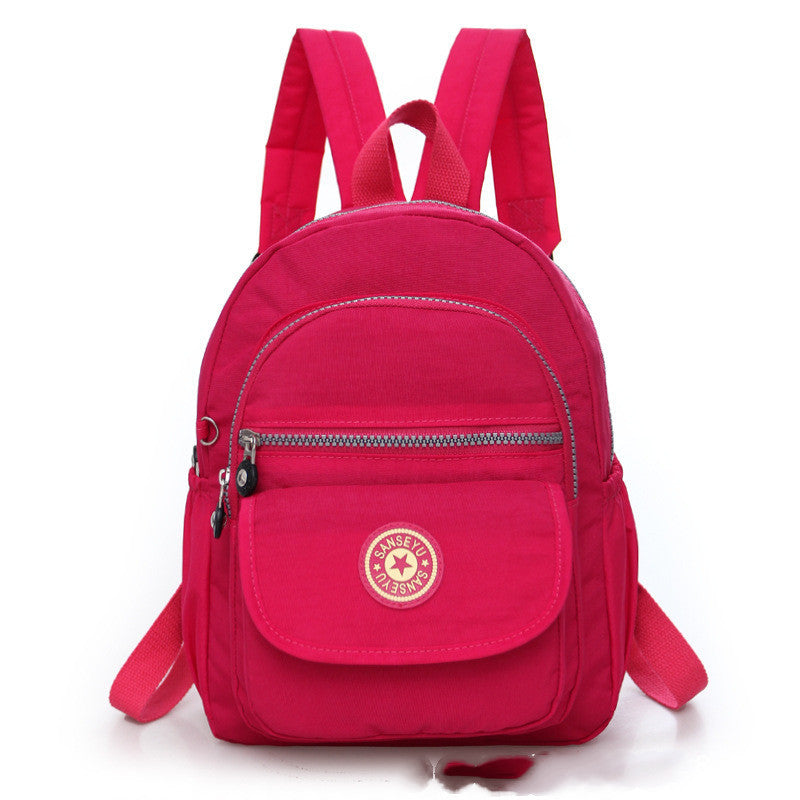 Wholesale Backpack Female New Fashion All-match Nylon Backpack Casual School Bag For Elementary And Middle School Students