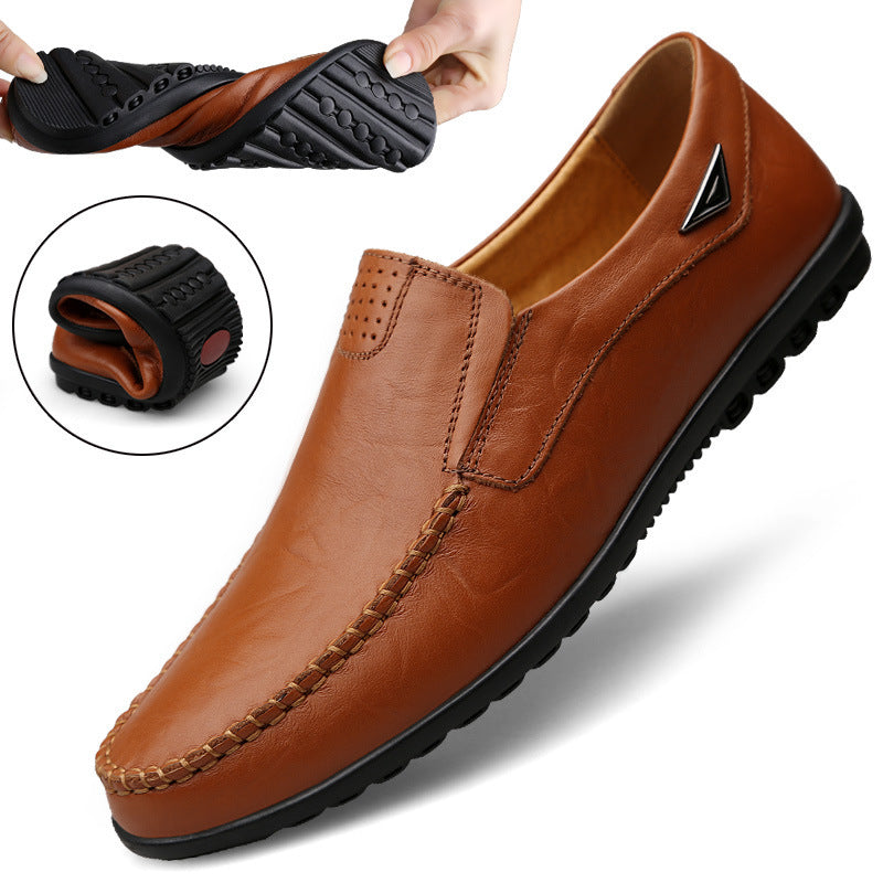 All-Match One-Step Men's Casual Leather Shoes