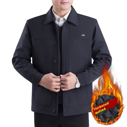 Middle-aged Men's Casual Jacket Autumn Outerwear Top