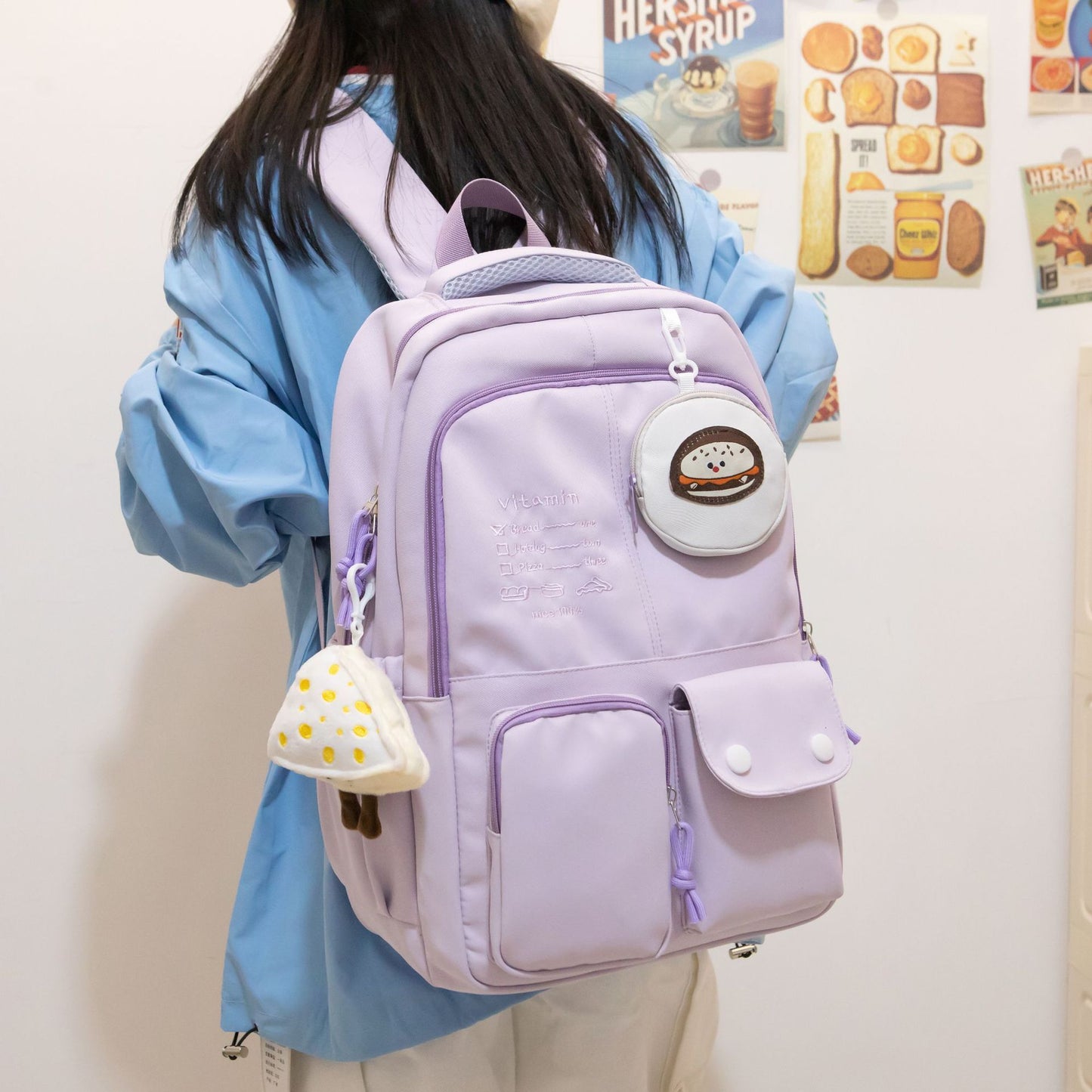 Women's Large Capacity Fashionable All-match Backpack