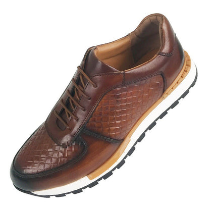 Fashion Genuine Leather Men's Sports Casual Shoes