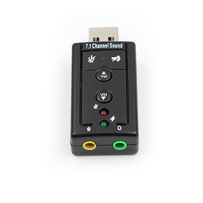 7.1 External USB Sound Card USB to Jack 3.5mm Headphone Audio Adapter Micphone Sound Card