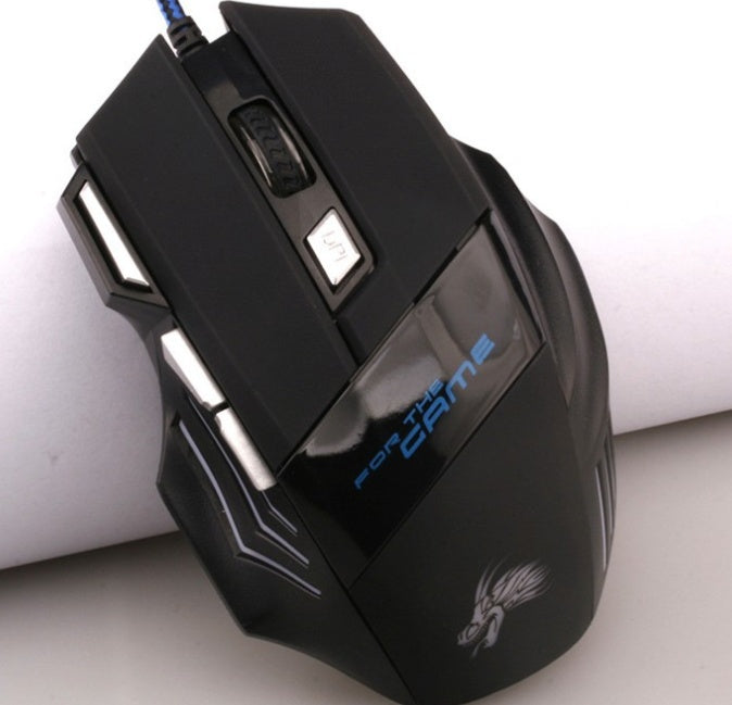 Professional Wired Gaming Mouse 5500DPI Adjustable 7 Buttons