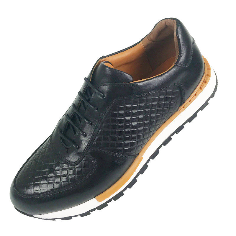 Fashion Genuine Leather Men's Sports Casual Shoes