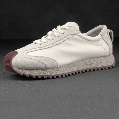 Vintage Soft Bottom Men's Sports Casual White Shoes