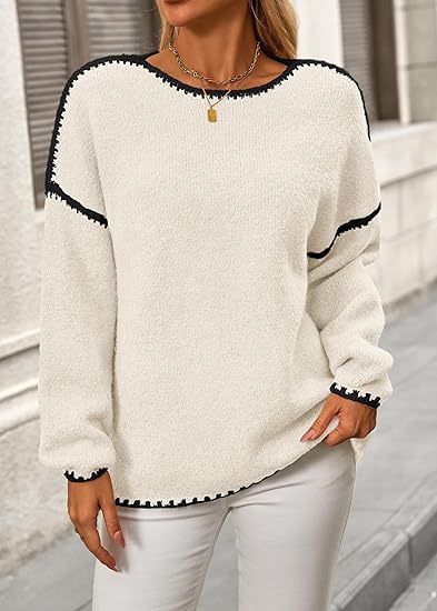 Autumn And Winter Pullover Long Sleeve Casual Sweater