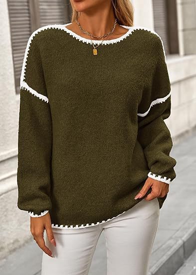 Autumn And Winter Pullover Long Sleeve Casual Sweater