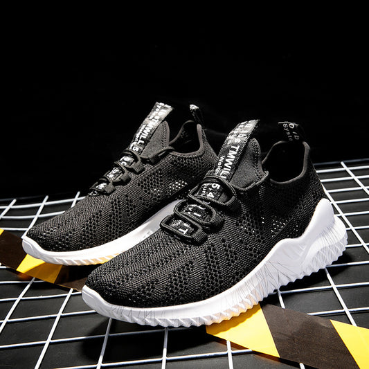 Men's Hollow-out Fly Knit Couple Casual Shoes