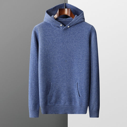 Men's Fashion Casual Knitted Hoodie