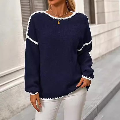 Autumn And Winter Pullover Long Sleeve Casual Sweater