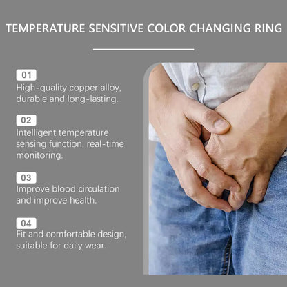 Color Changing Ring Portable Fashion Men