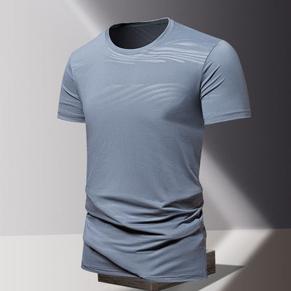 Summer Running Collection Men's Ice Silk Thin Short Sleeve