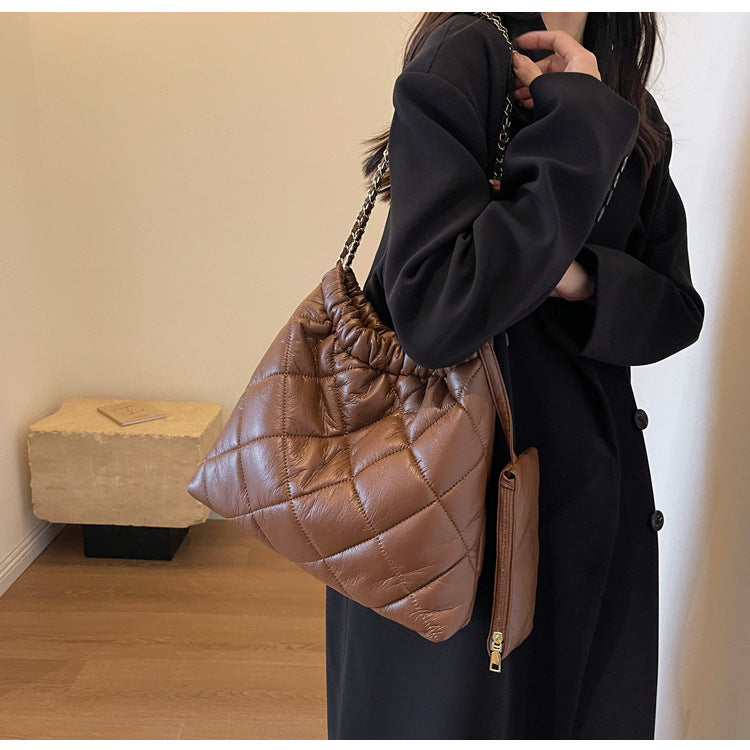 Women's Fashion Personality Versatile Bucket Bag