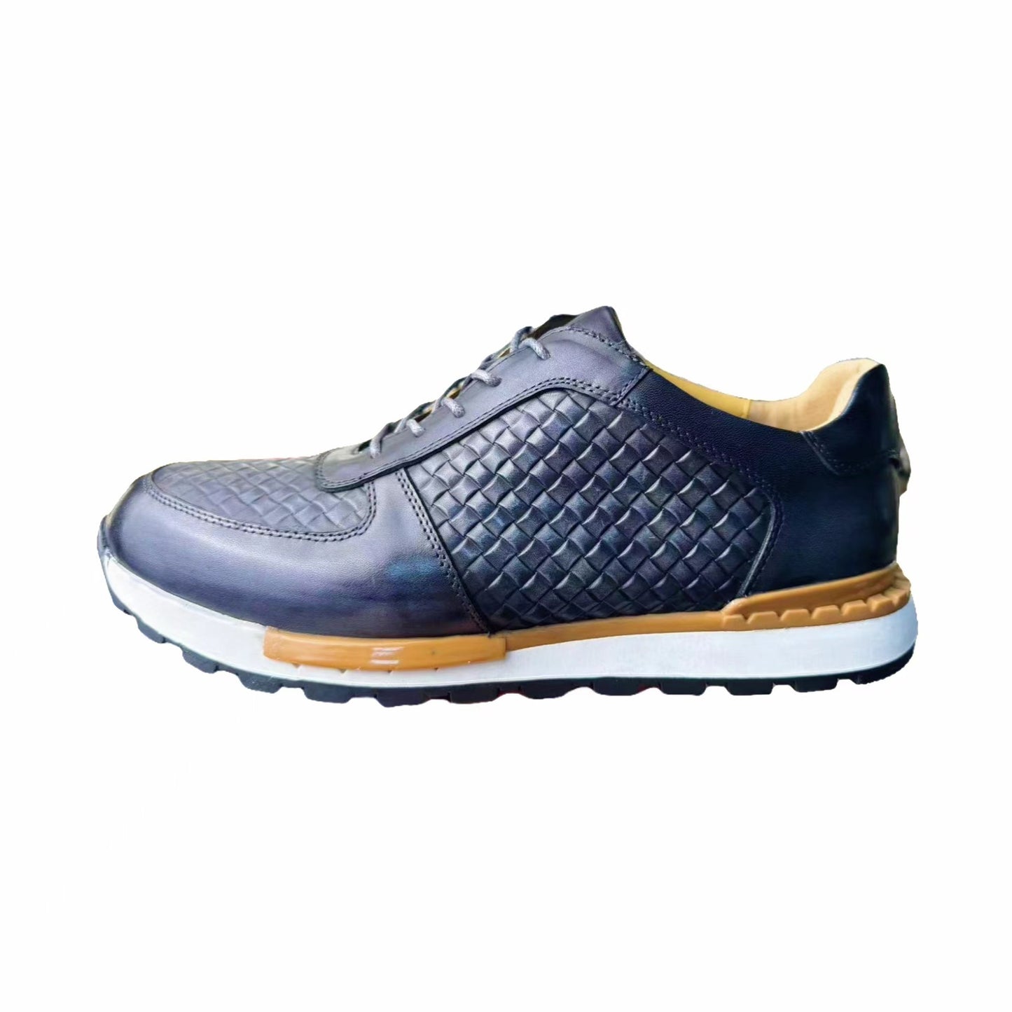 Fashion Genuine Leather Men's Sports Casual Shoes