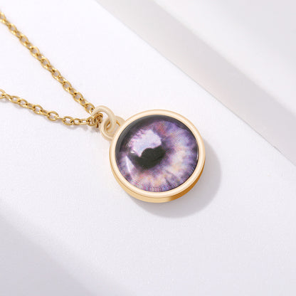 Personalized Eye Customization Pendant Necklace