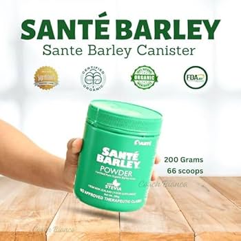 Santé Barley Plain Canister