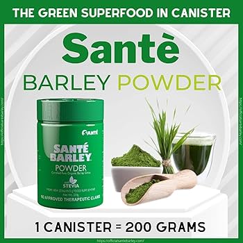 Santé Barley Plain Canister