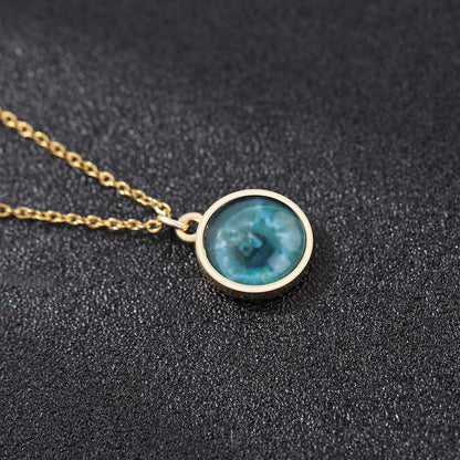 Personalized Eye Customization Pendant Necklace