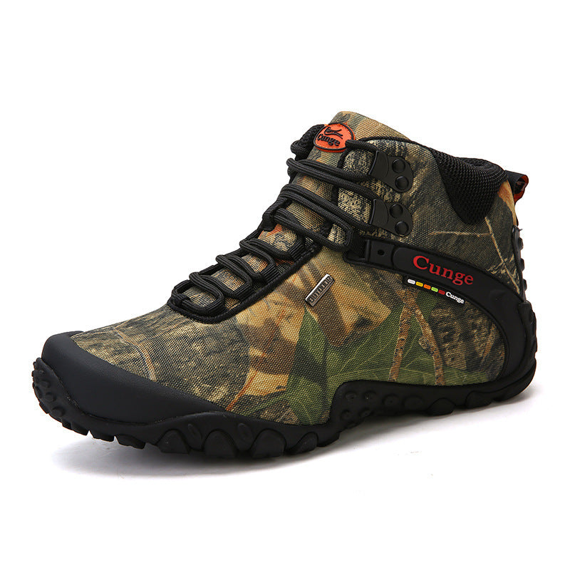 Camouflage Outdoor Climbing Boots Foreign Trade Men's Sports Camping Climbing Boots