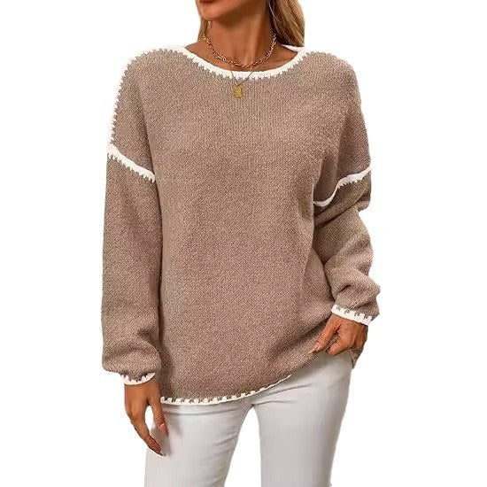 Autumn And Winter Pullover Long Sleeve Casual Sweater