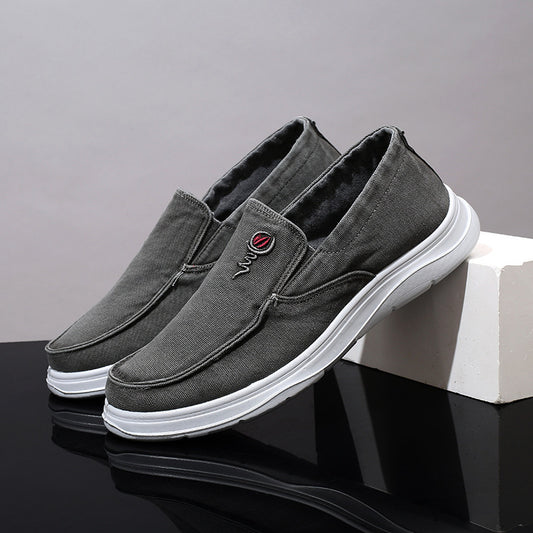 Old Beijing Cloth Shoes Men's Plus Size Canvas