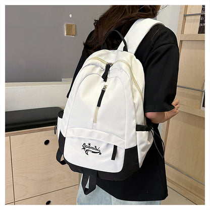 Printed Backpack Fashion University Style