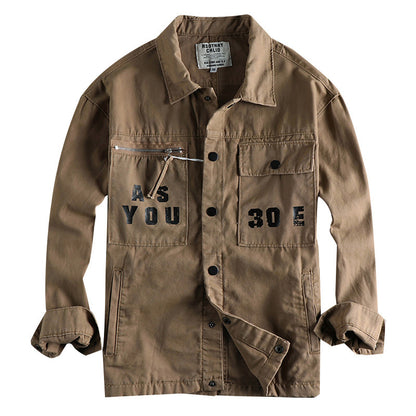 Loose All-matching Youth Shirt Coat Top