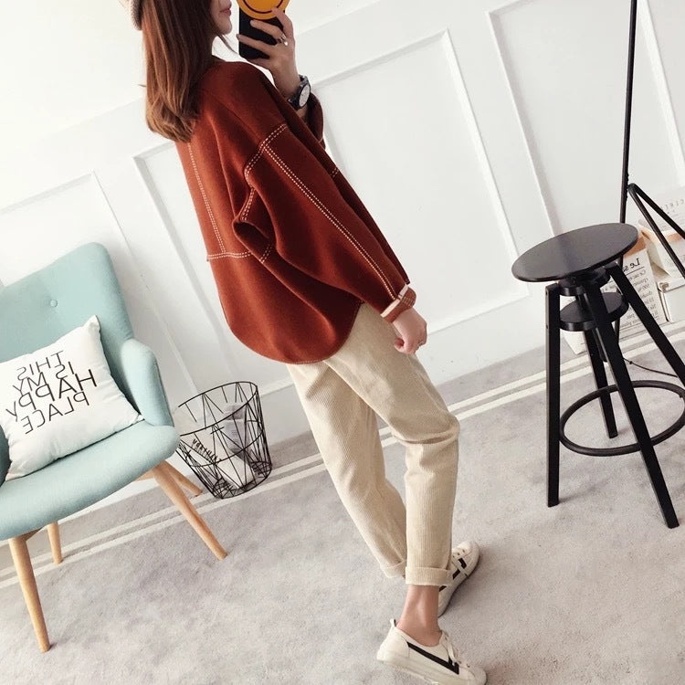 Women's Korean-style Sweater Cardigan Autumn Winter Coat