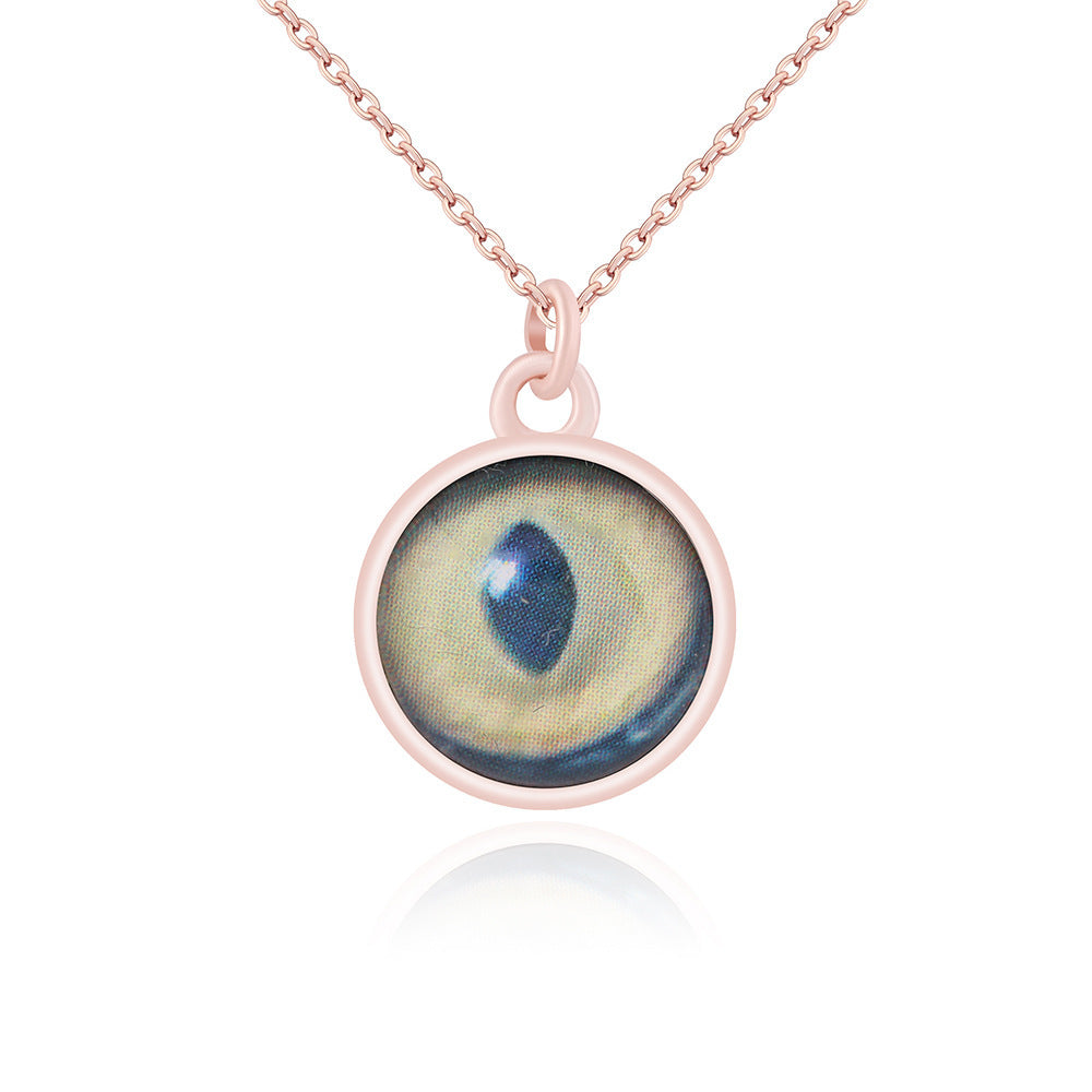 Personalized Eye Customization Pendant Necklace