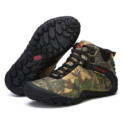 Camouflage Outdoor Climbing Boots Foreign Trade Men's Sports Camping Climbing Boots