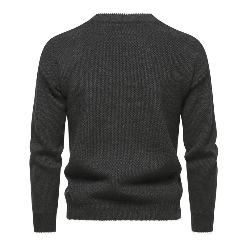 Trendy Leisure Warm Knitted Bottoming Shirt Youth Sweater