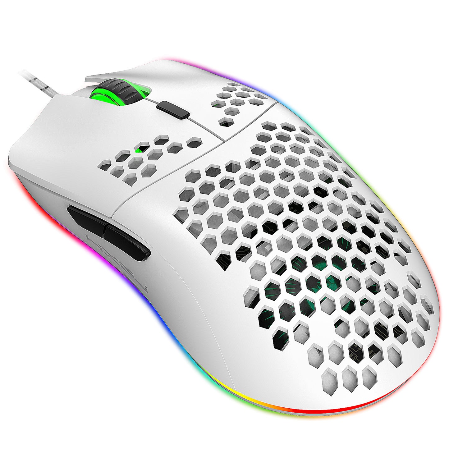 Lightweight Honeycomb Shell Hole Game Wired Mouse