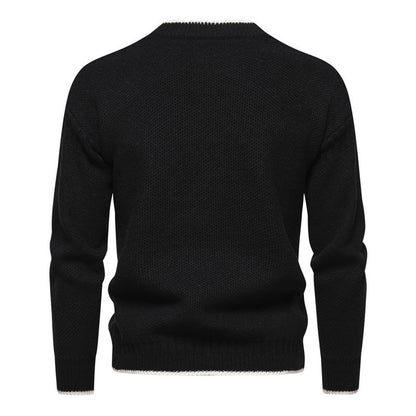 Trendy Leisure Warm Knitted Bottoming Shirt Youth Sweater